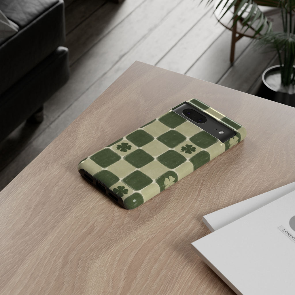 Clover Checker Tough Phone Case