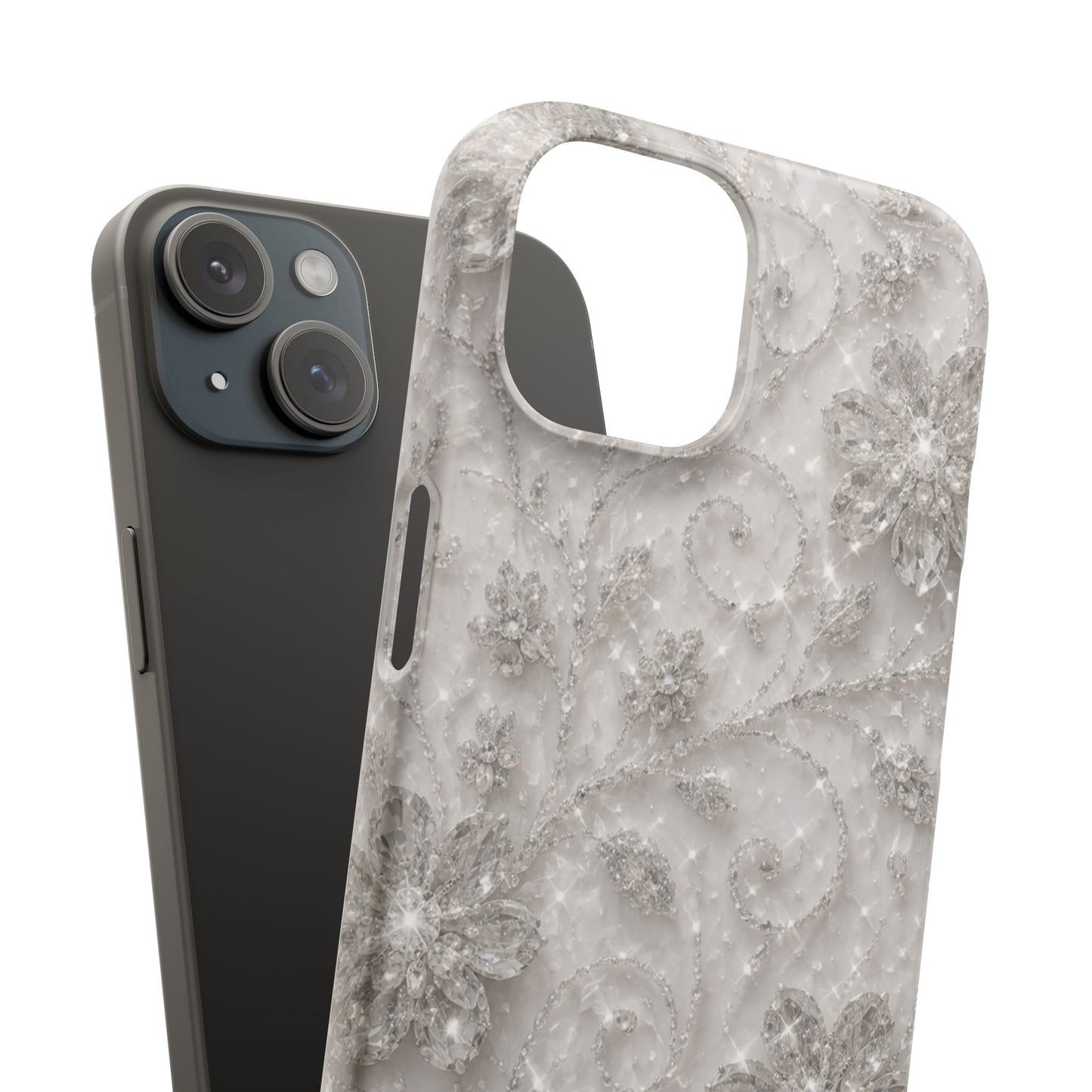Glittery Floral Case