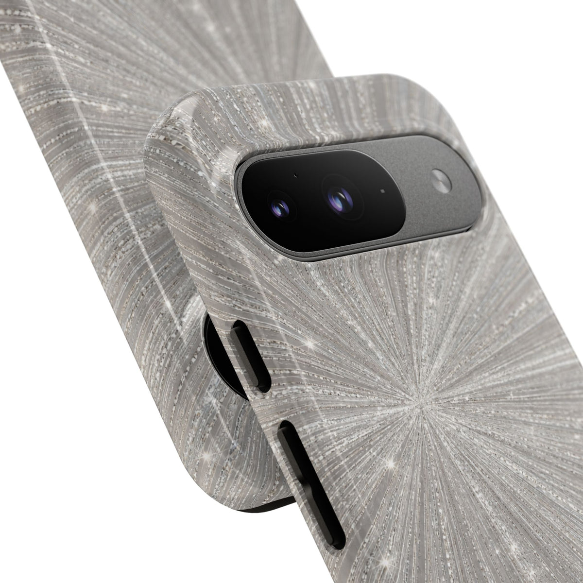 Sparkling Silver Burst Tough Case