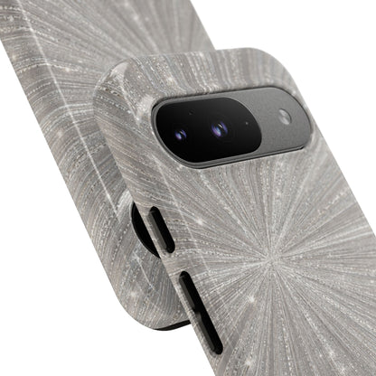 Sparkling Silver Burst Tough Case