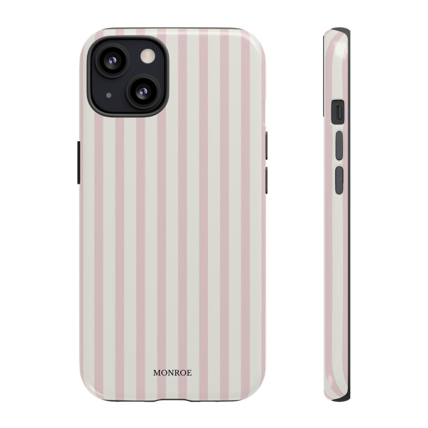 Light Pink Stripe Tough Phone Case