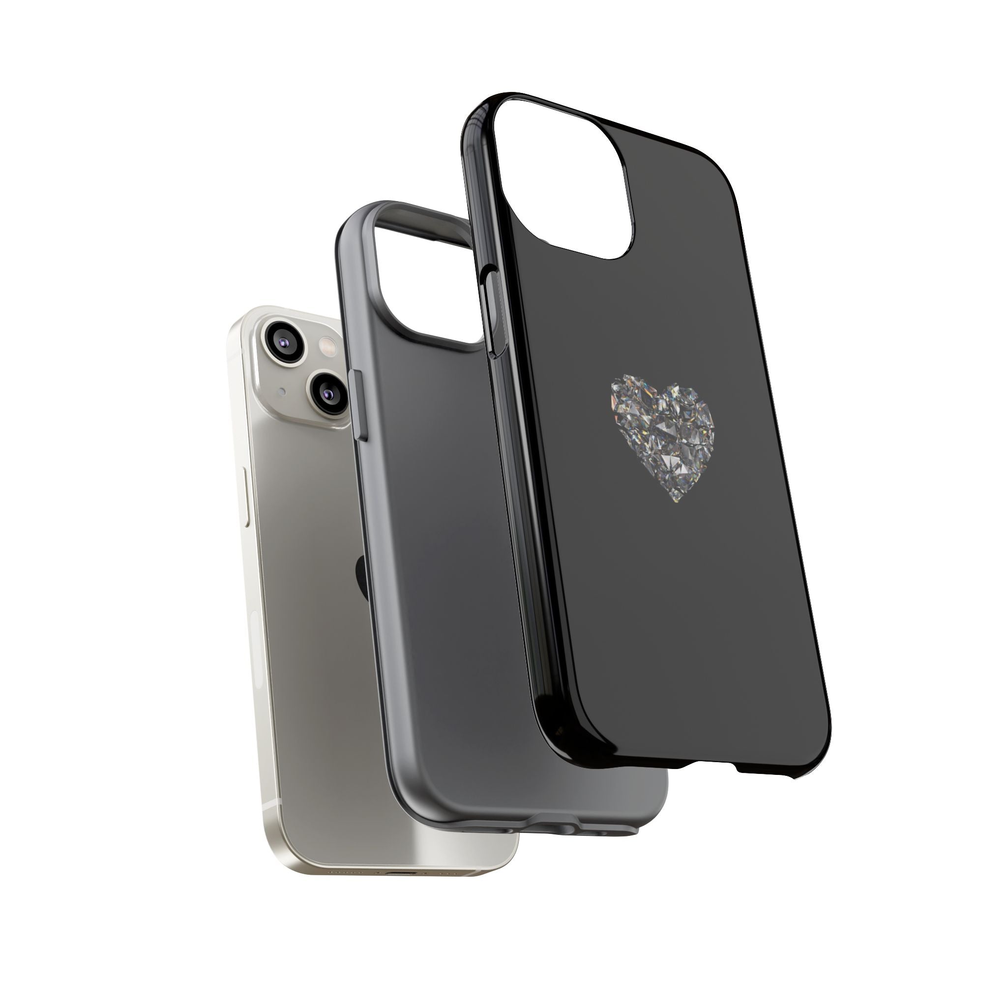 Crystal Heart Phone Case