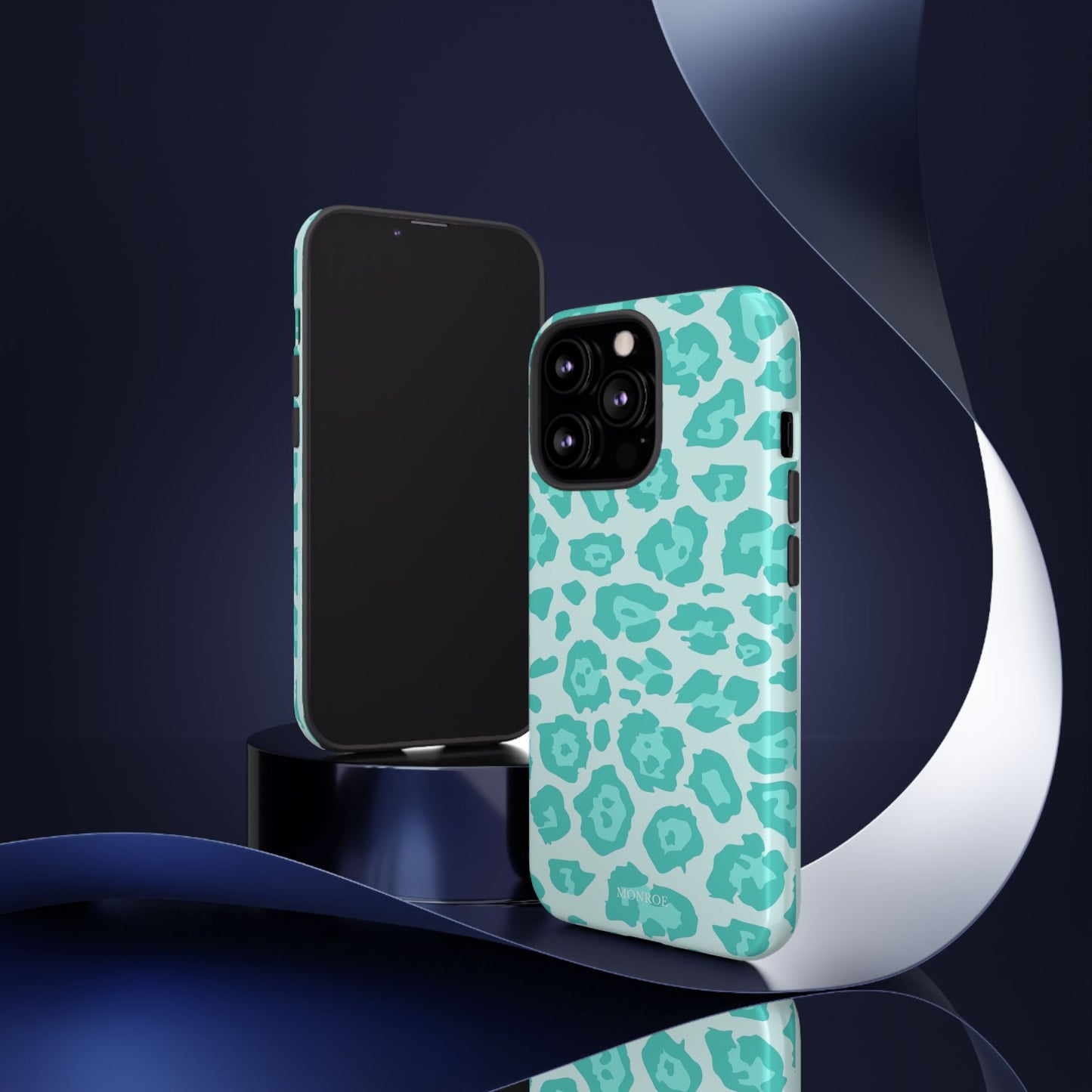 Teal Leopard Tough Case