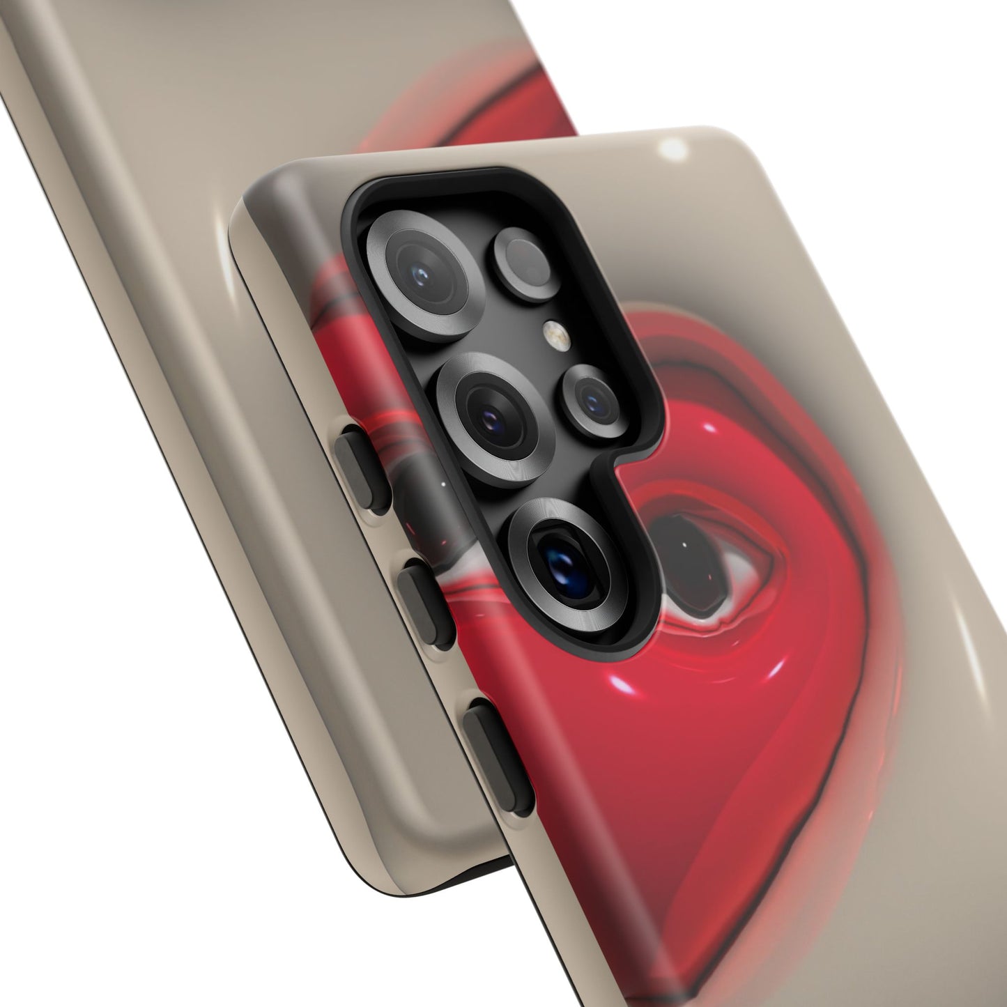Red Heart Eyes Tough Case