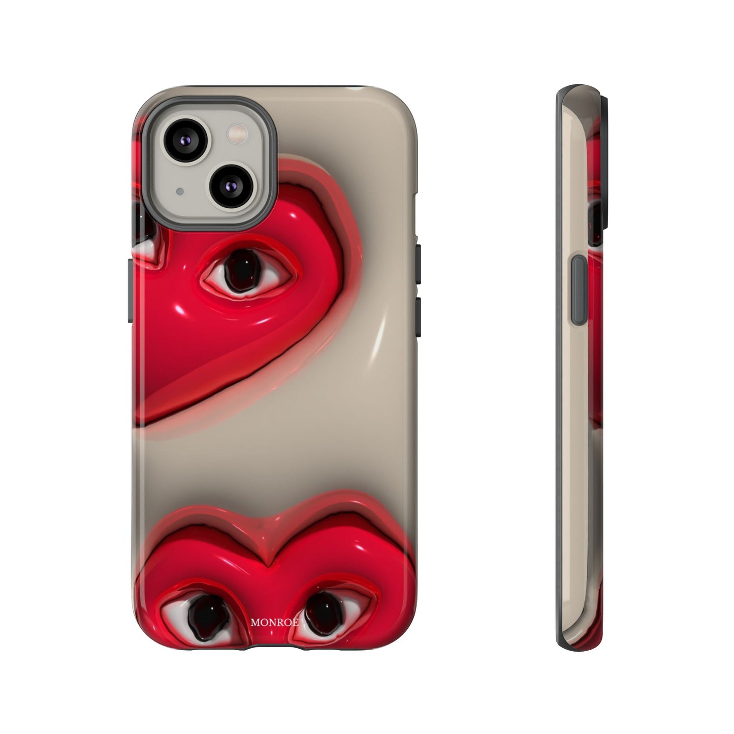 Red Heart Eyes Tough Case