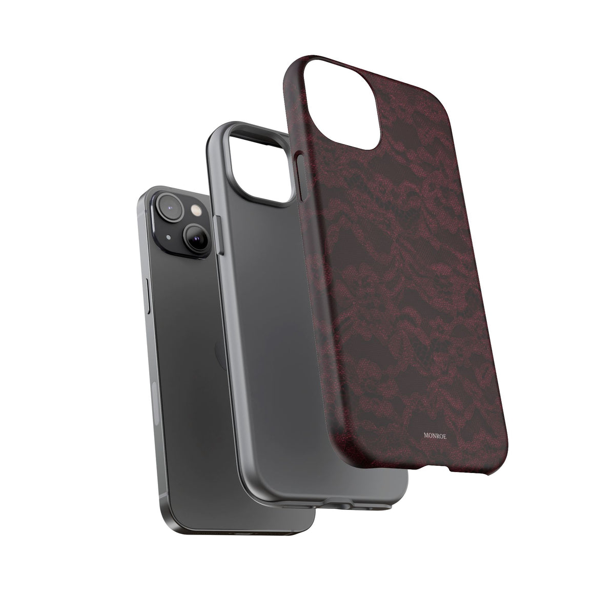 Burgundy Lace Tough Case