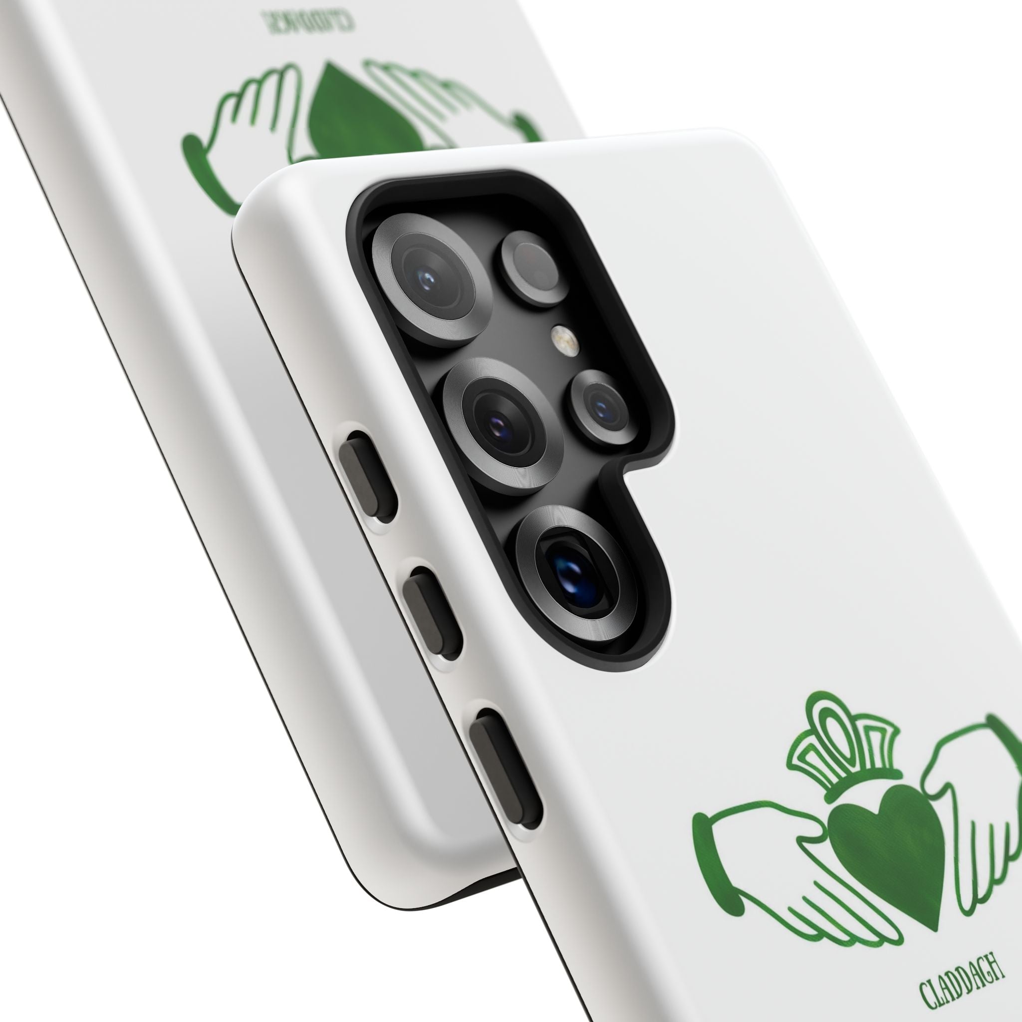 Irish Claddagh Symbol Green Tough Case