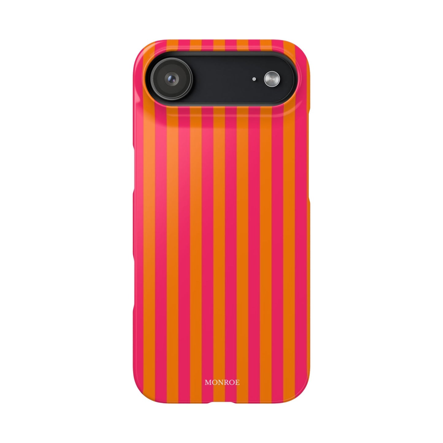 Striped Orange & Pink Case