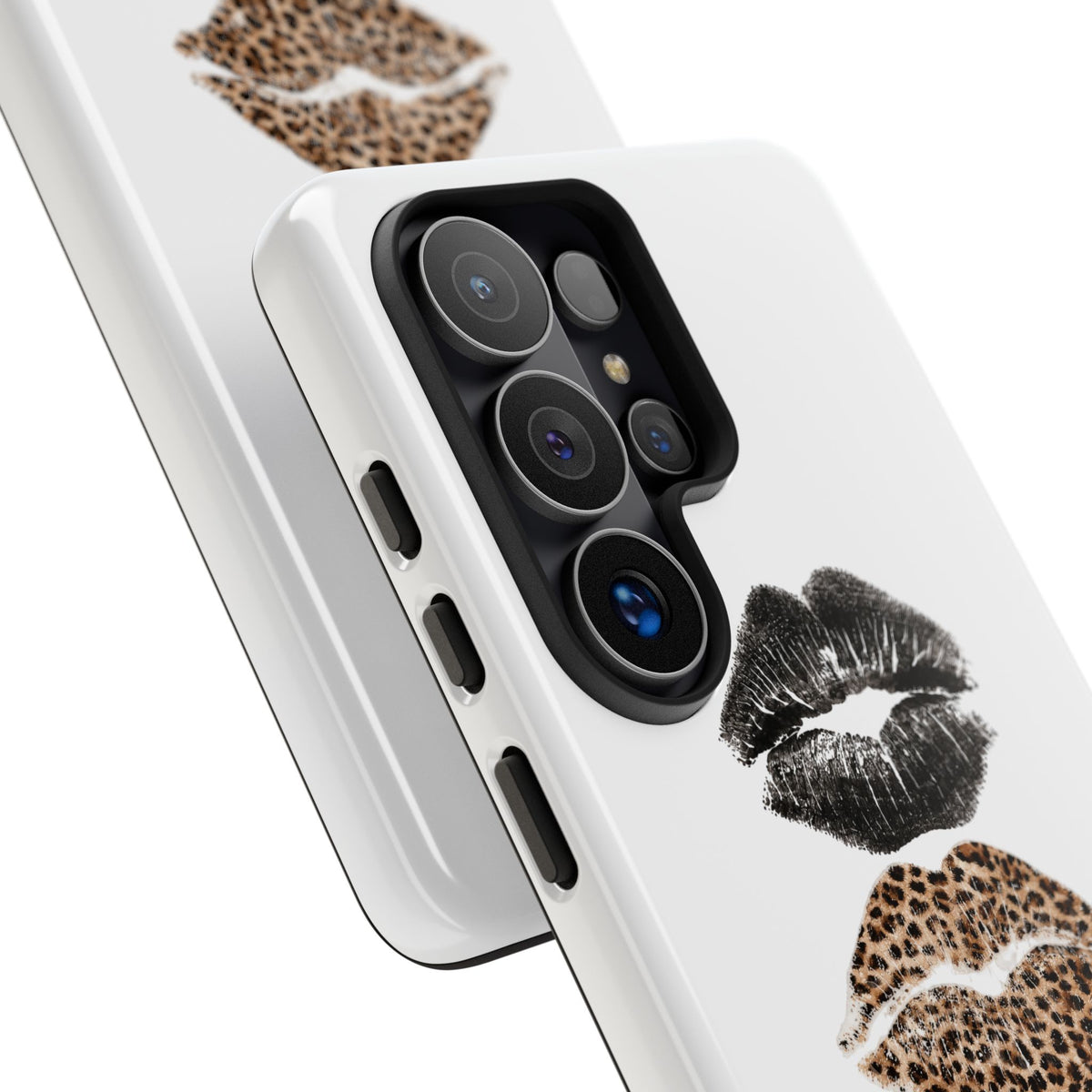 Leopard Glam Lip Tough Case