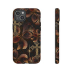 Floral Cross Pattern Tough Case