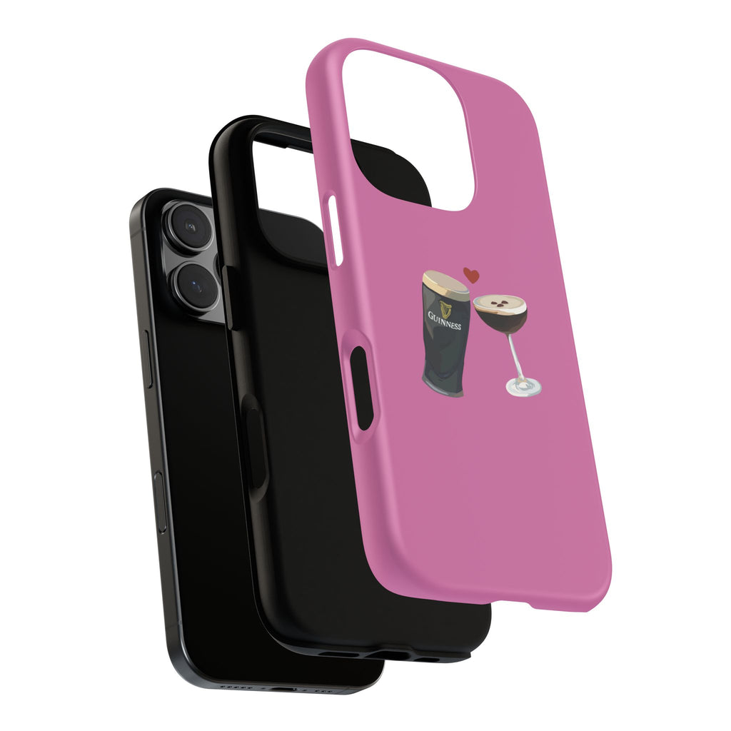 Pint & Wine Glass (Pink) Tough Case