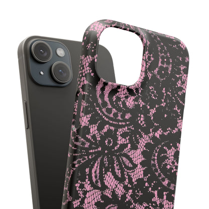Pink Lace Pattern Case