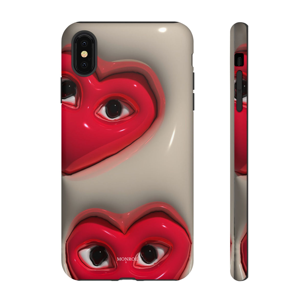 Red Heart Eyes Tough Case