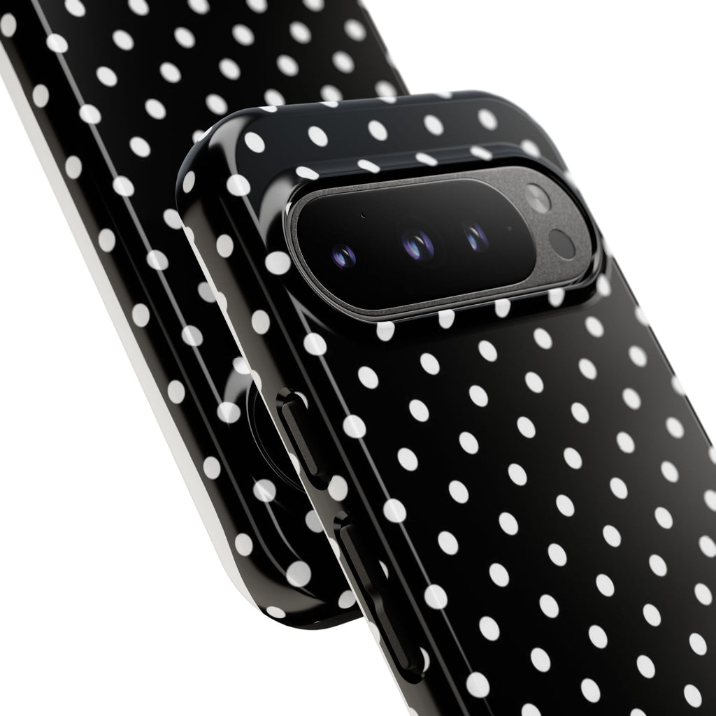 Black Polka Dot Phone Case