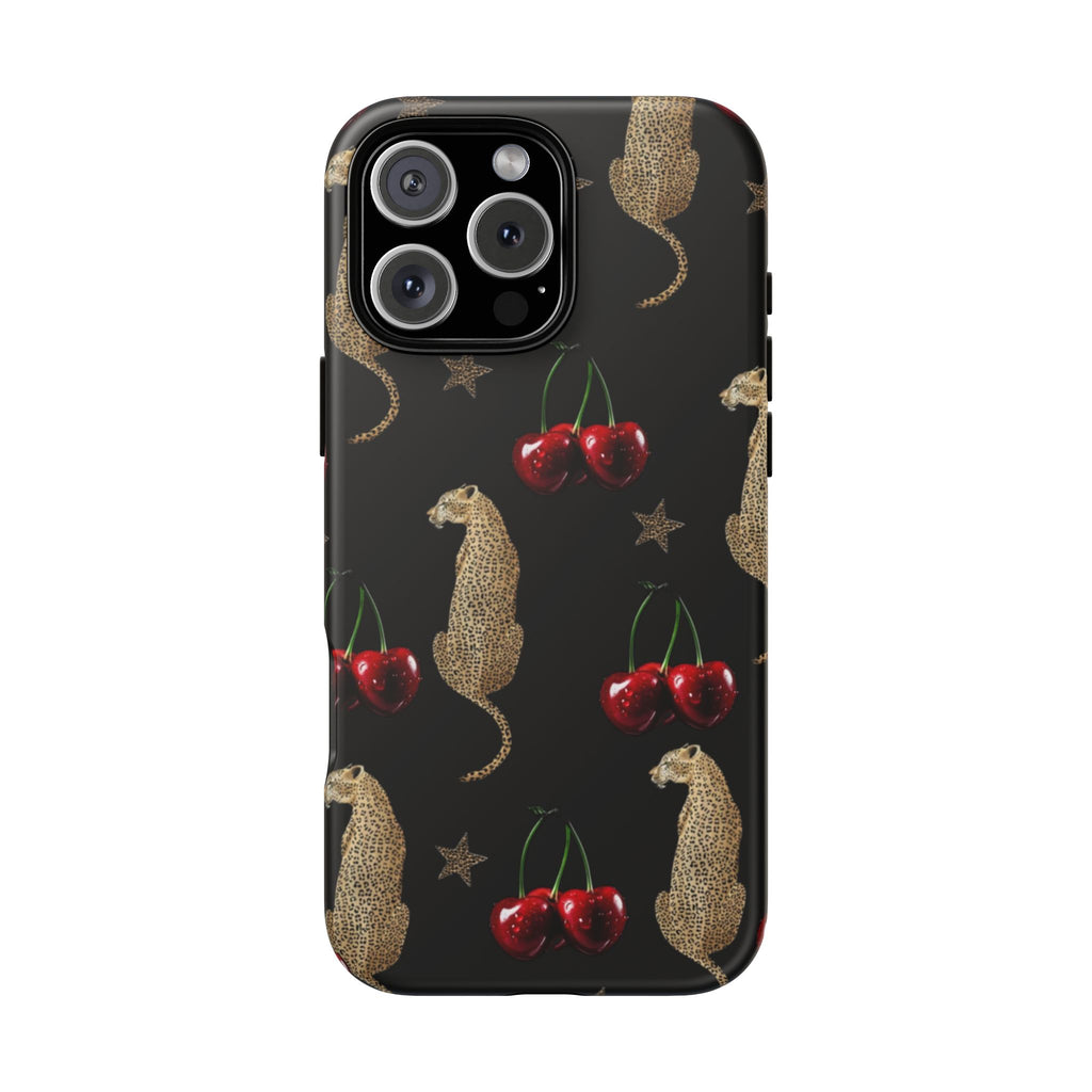 Leopards & Cherries Phone Case
