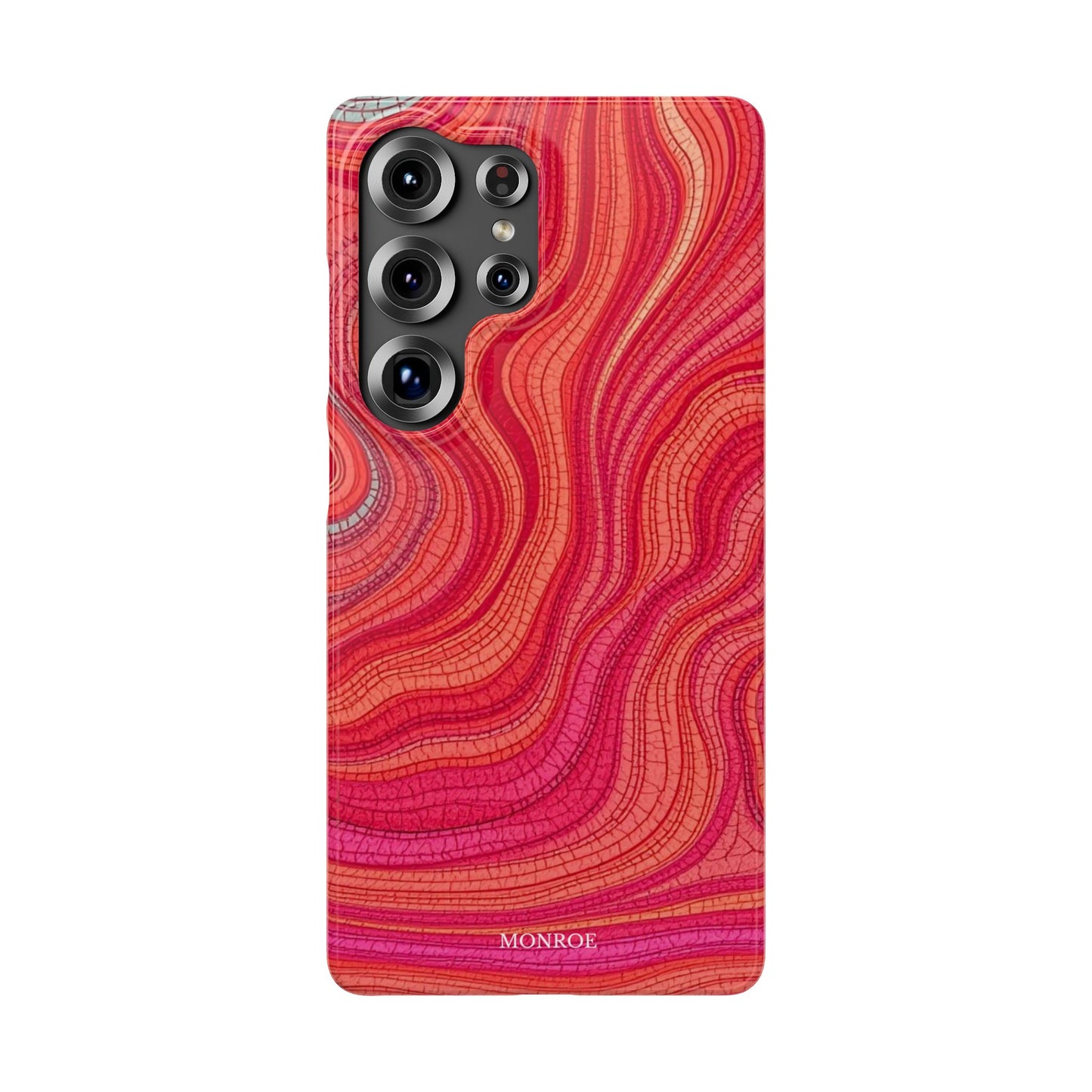 Retro Wavy Red Case