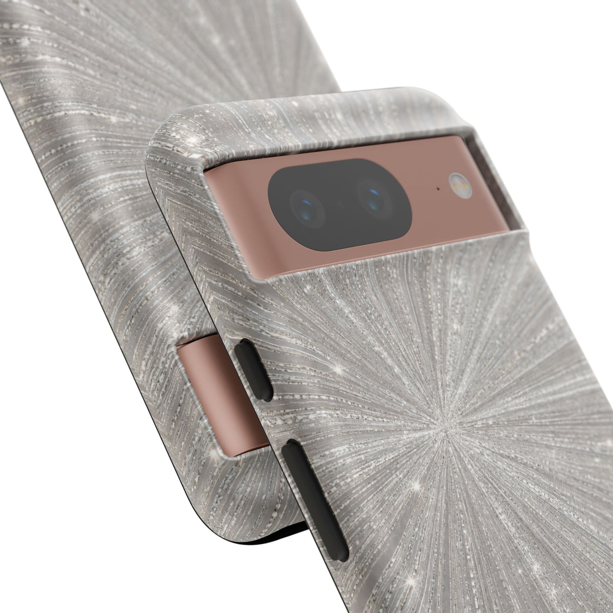 Sparkling Silver Burst Tough Case