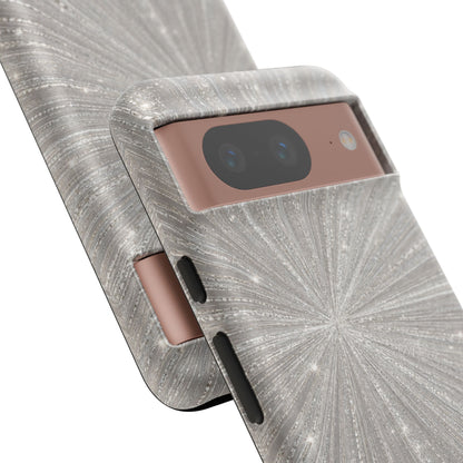 Sparkling Silver Burst Tough Case