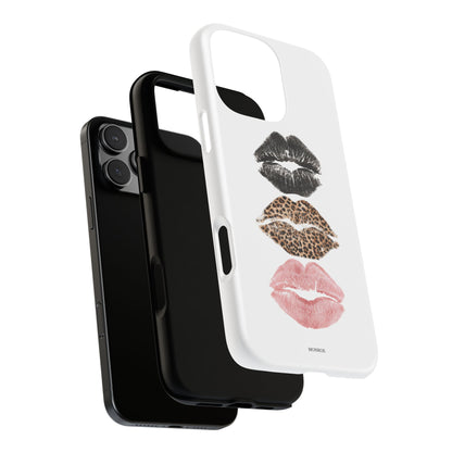 Leopard Glam Lip Tough Case
