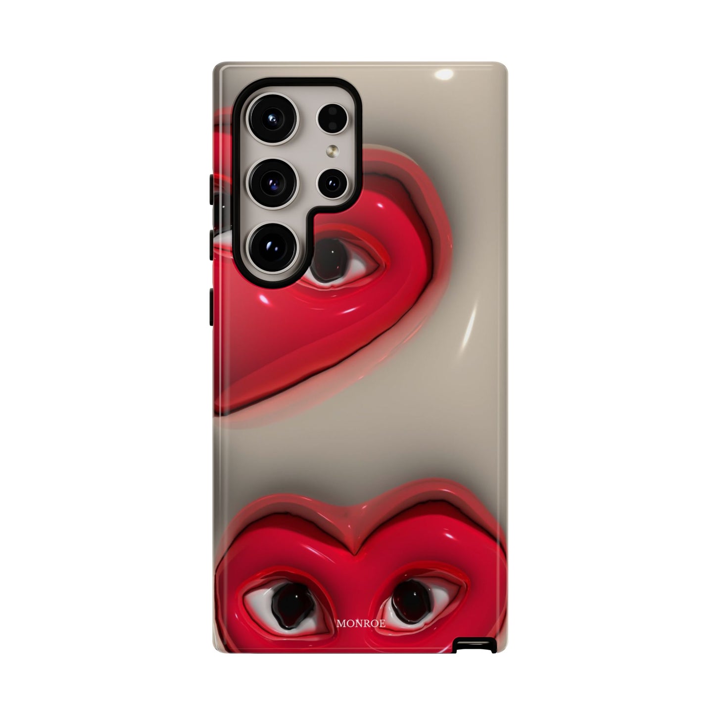 Red Heart Eyes Tough Case