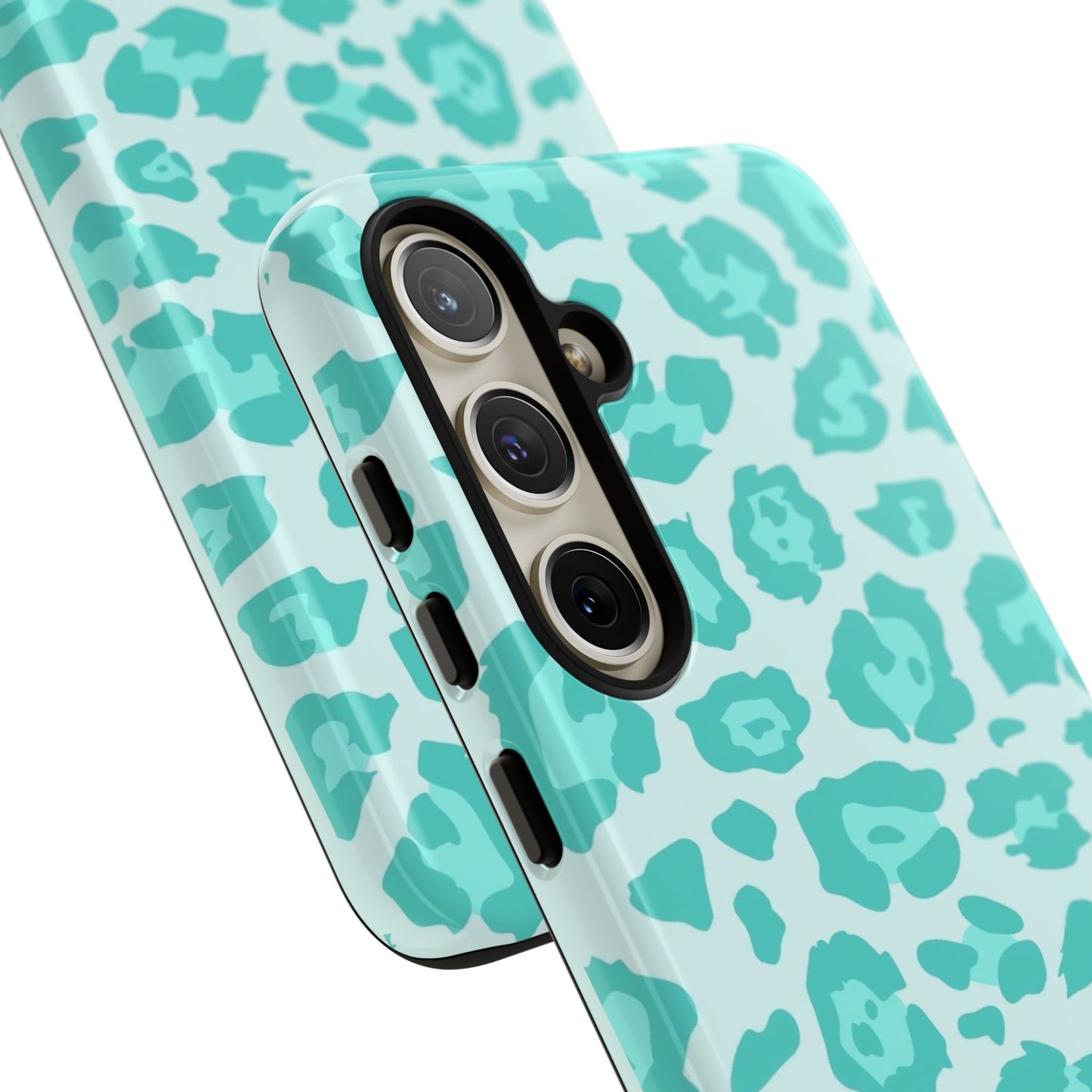Teal Leopard Tough Case