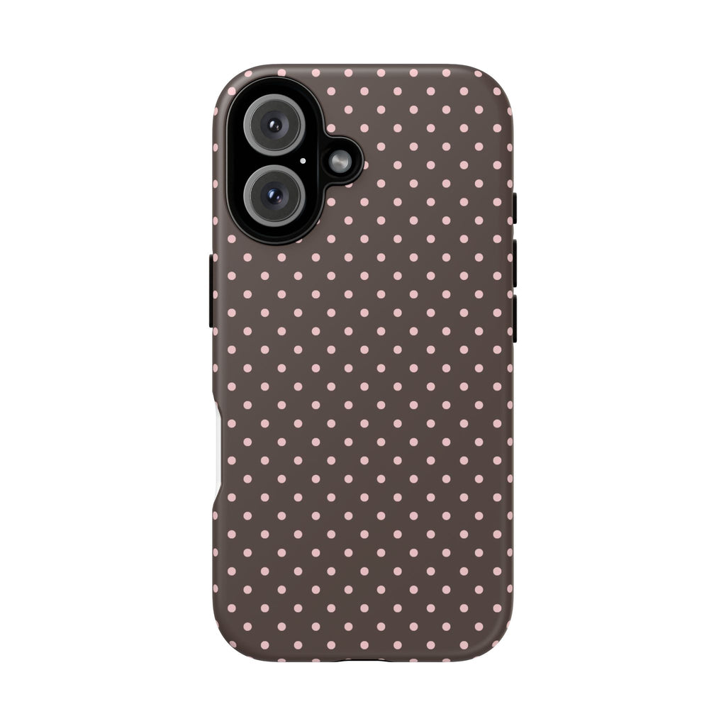 Brown Polka Phone Case