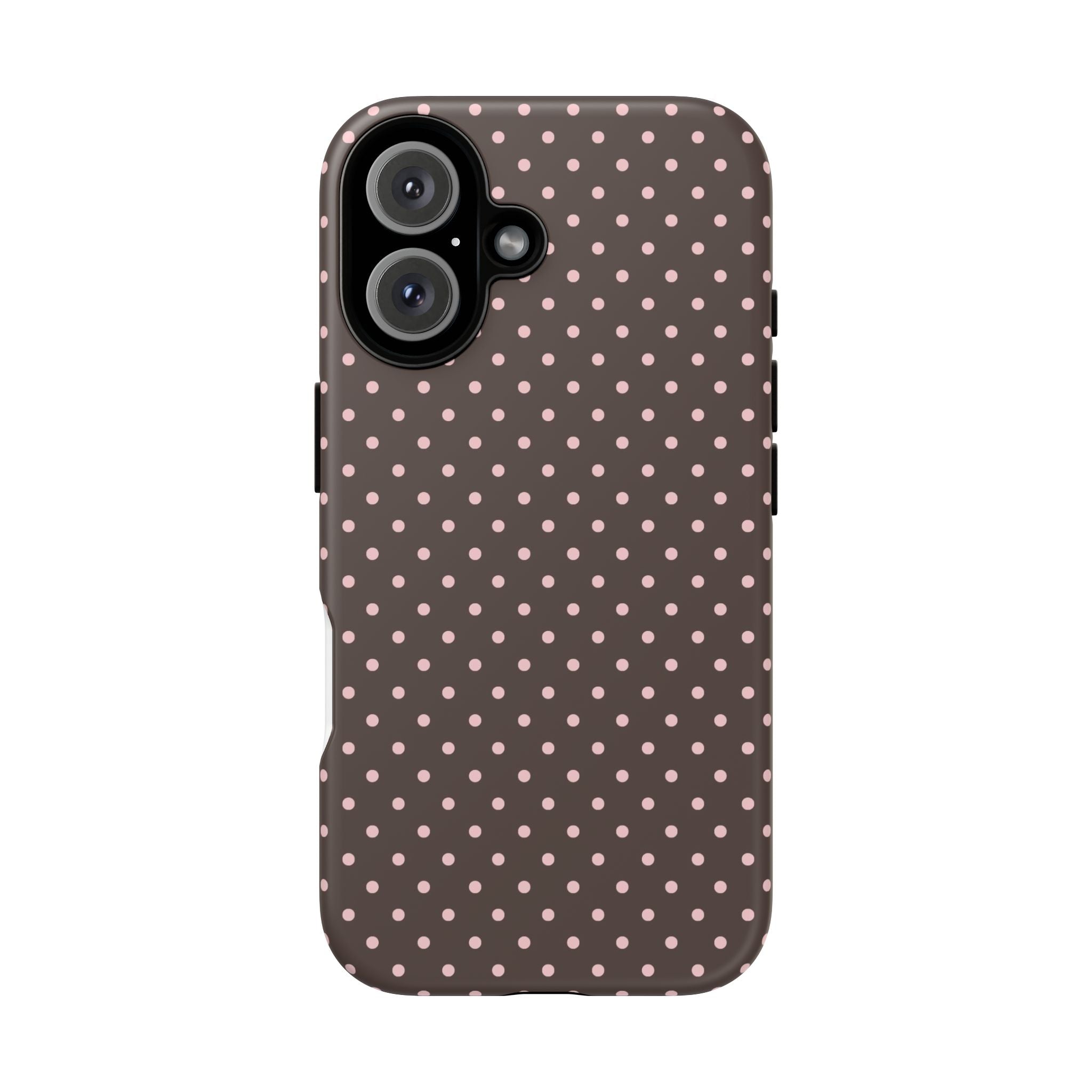 Brown Polka Phone Case