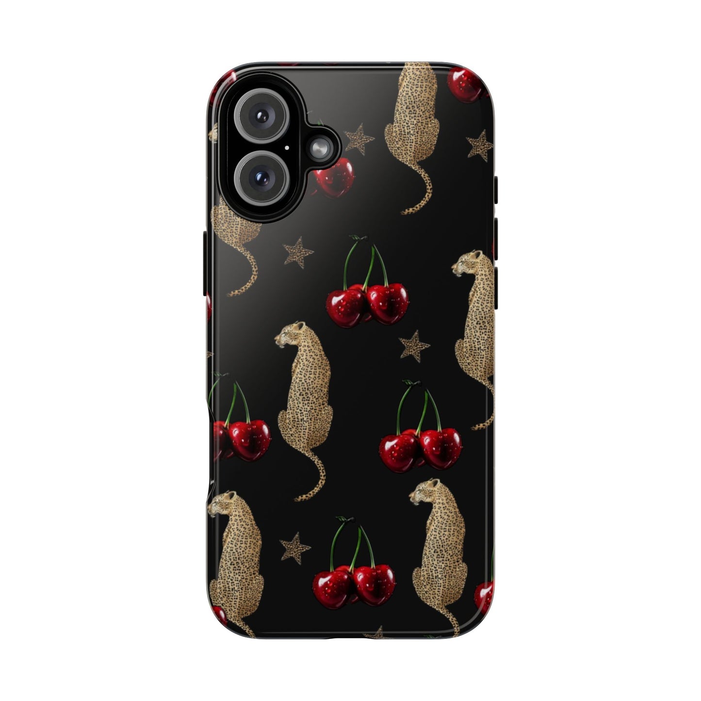Leopard & Cherry Tough Case