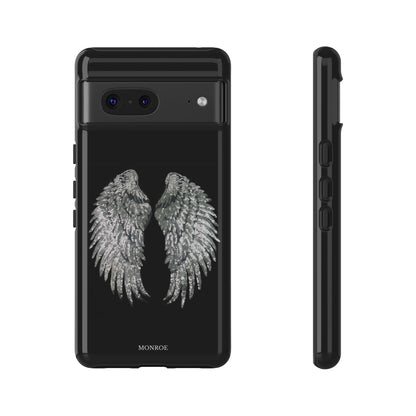 Silver Wings Black Tough Case