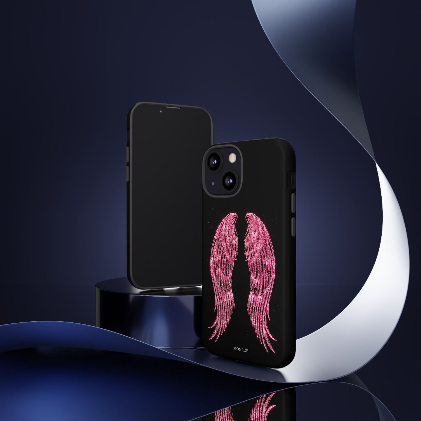 Pink Glitter Angel Tough Case