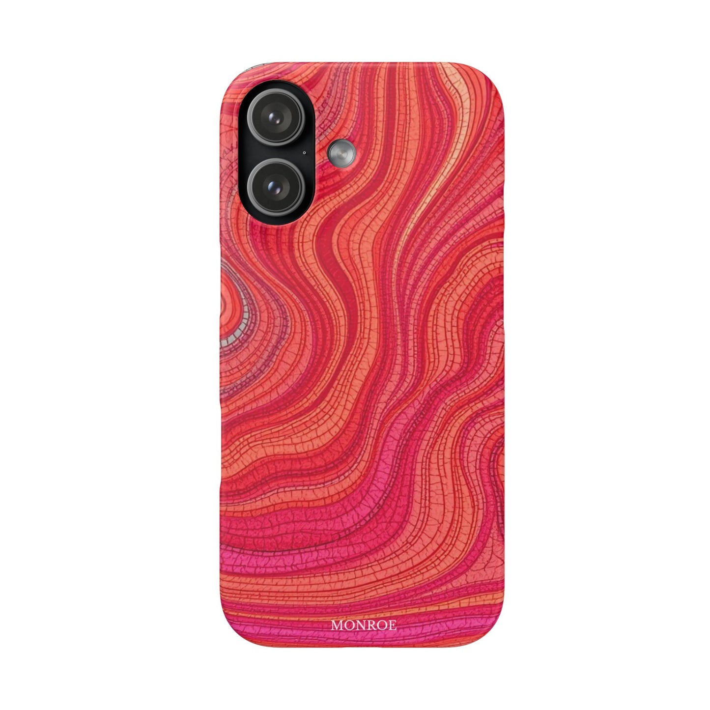 Retro Wavy Red Case