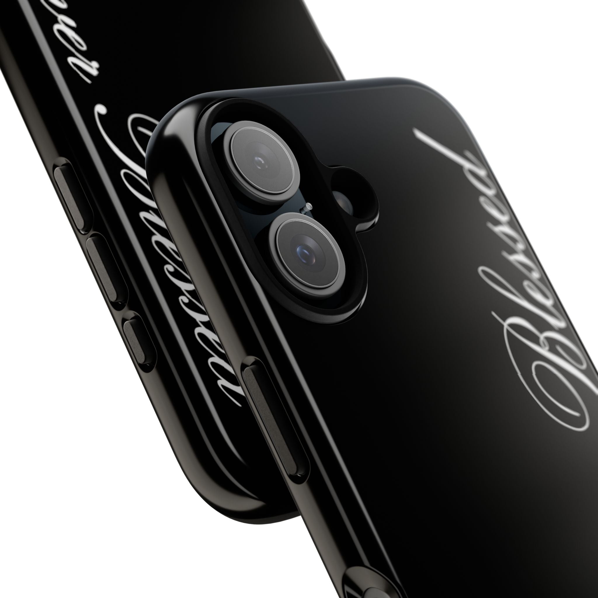 "Forever Blessed" Black Phone Cover