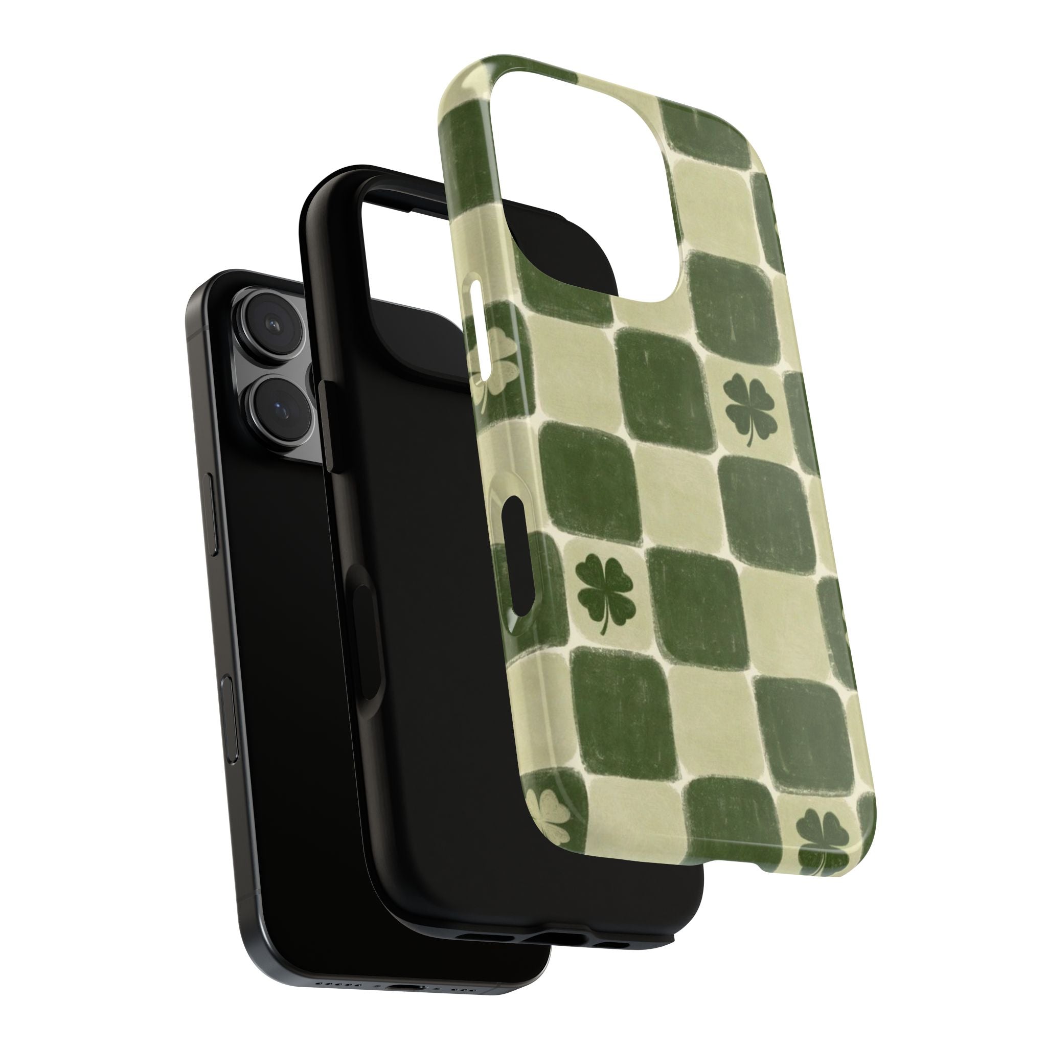 Clover Checker Tough Phone Case