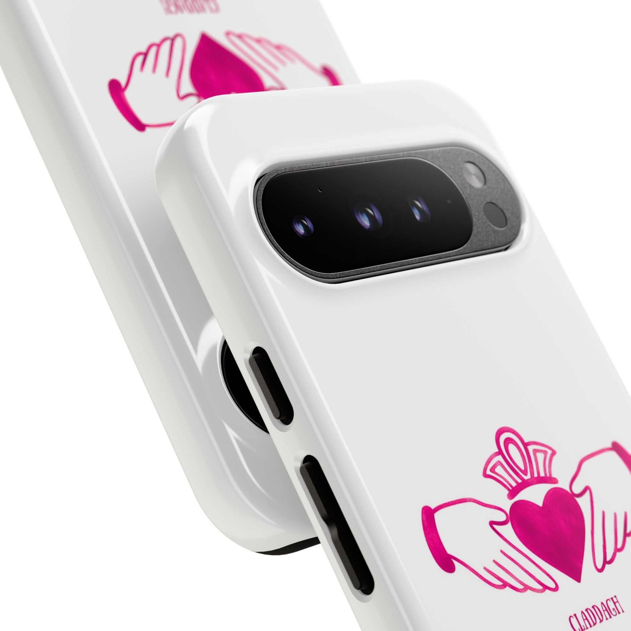 Pink Irish Claddagh Symbol Tough Phone Case