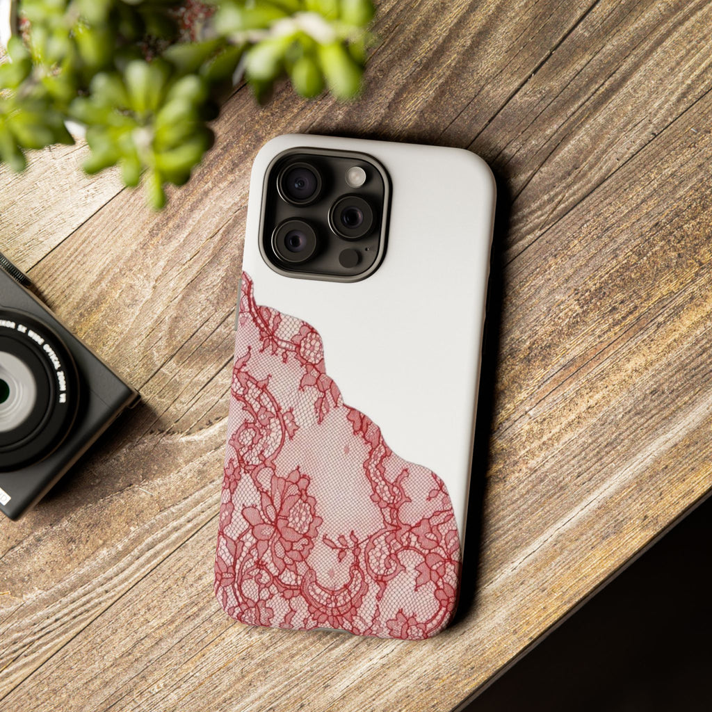 Red Lace Phone Case