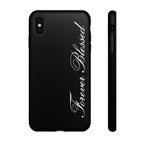 "Forever Blessed" Black Phone Cover