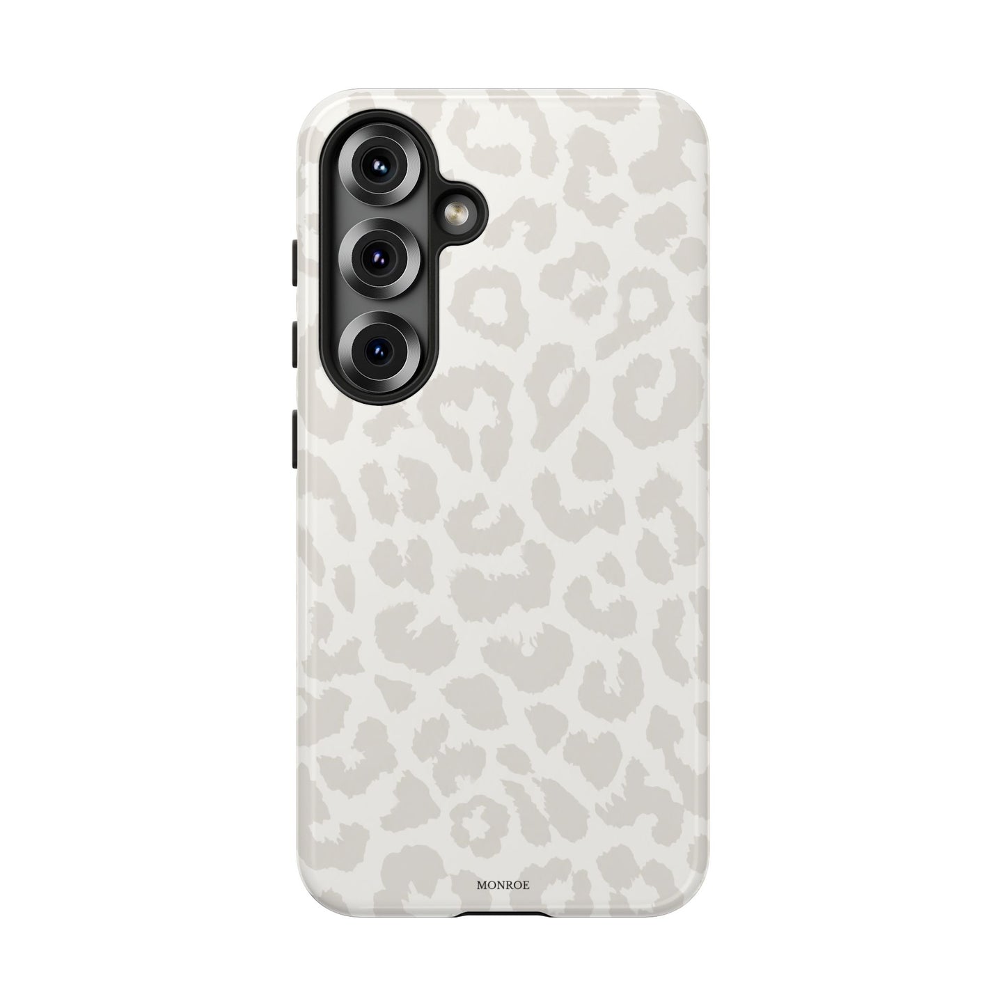 White Leopard Print Tough Case