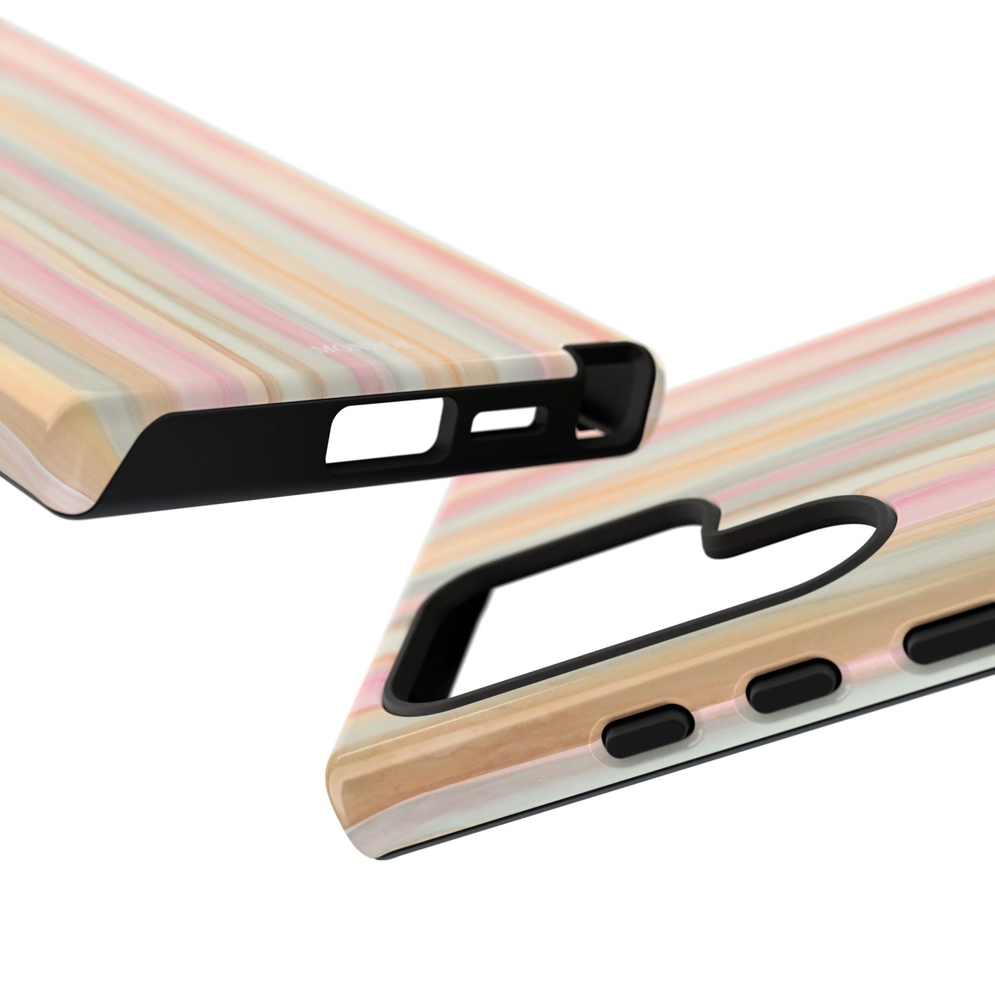 Pastel Watercolor Stripe Tough Case