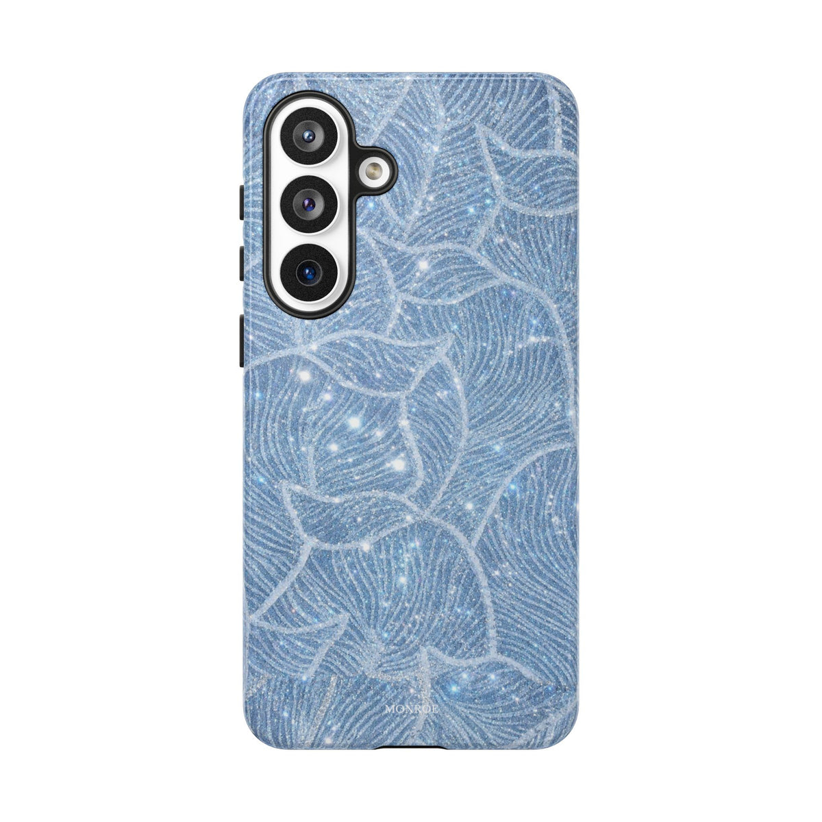 Glacier Blue Floral Tough Case