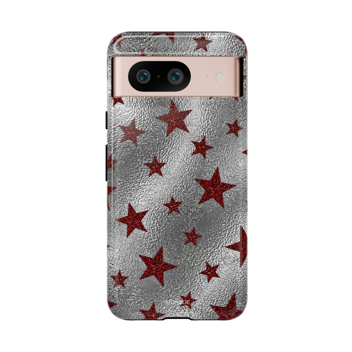 Silver Red Starry Tough Case