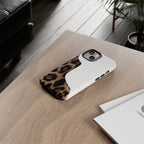 Half Cheetah Print Phone Case