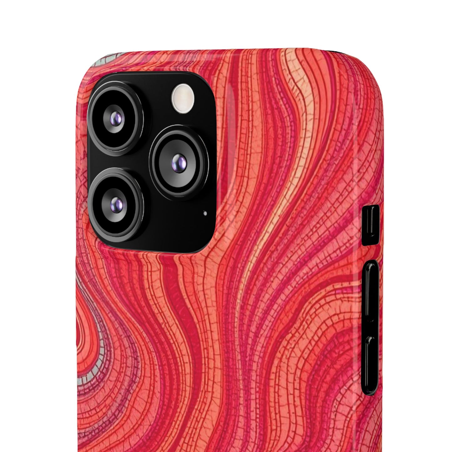 Retro Wavy Red Case