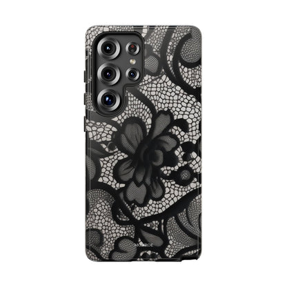 Black Vintage Lace Tough Case