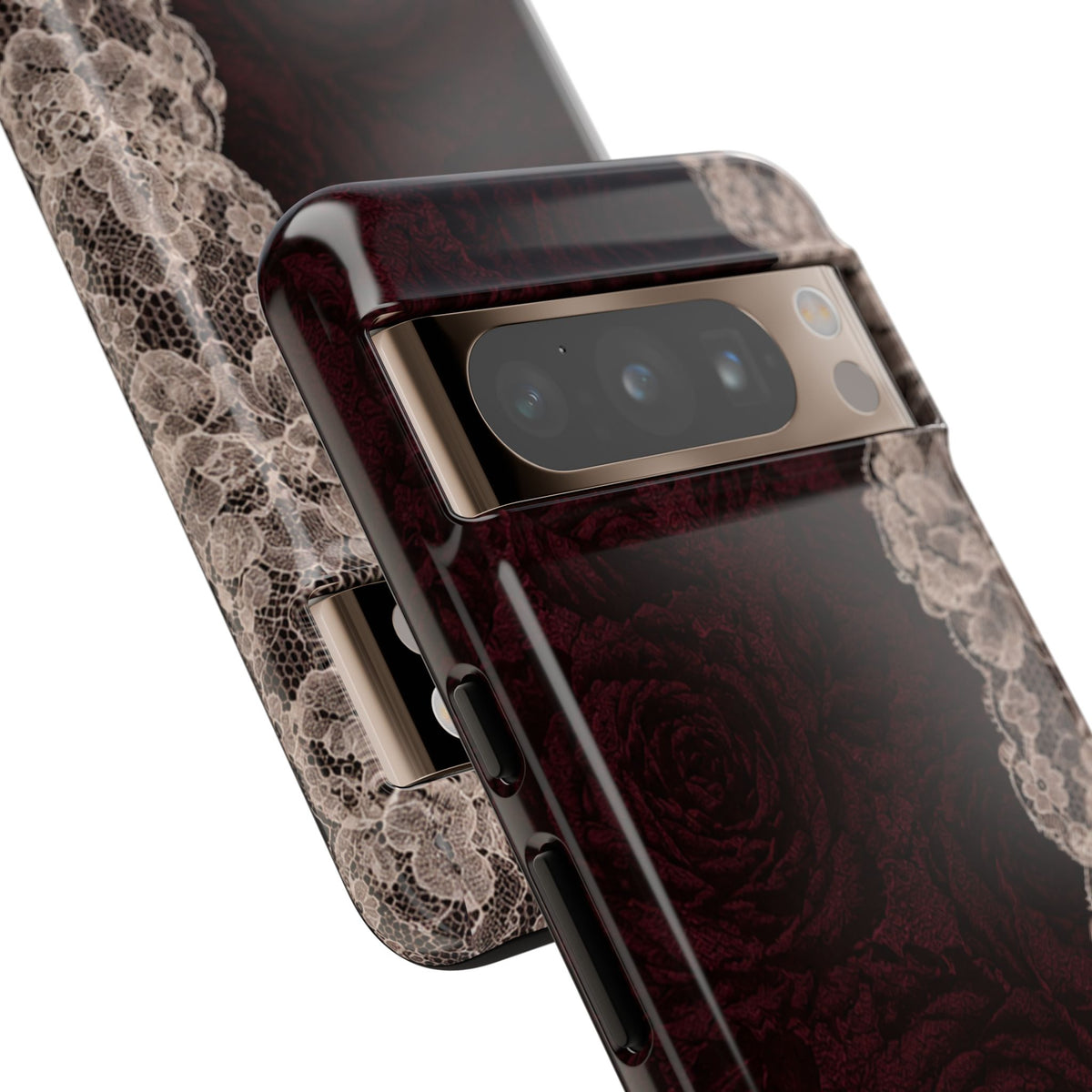Burgundy Rose Tough Case