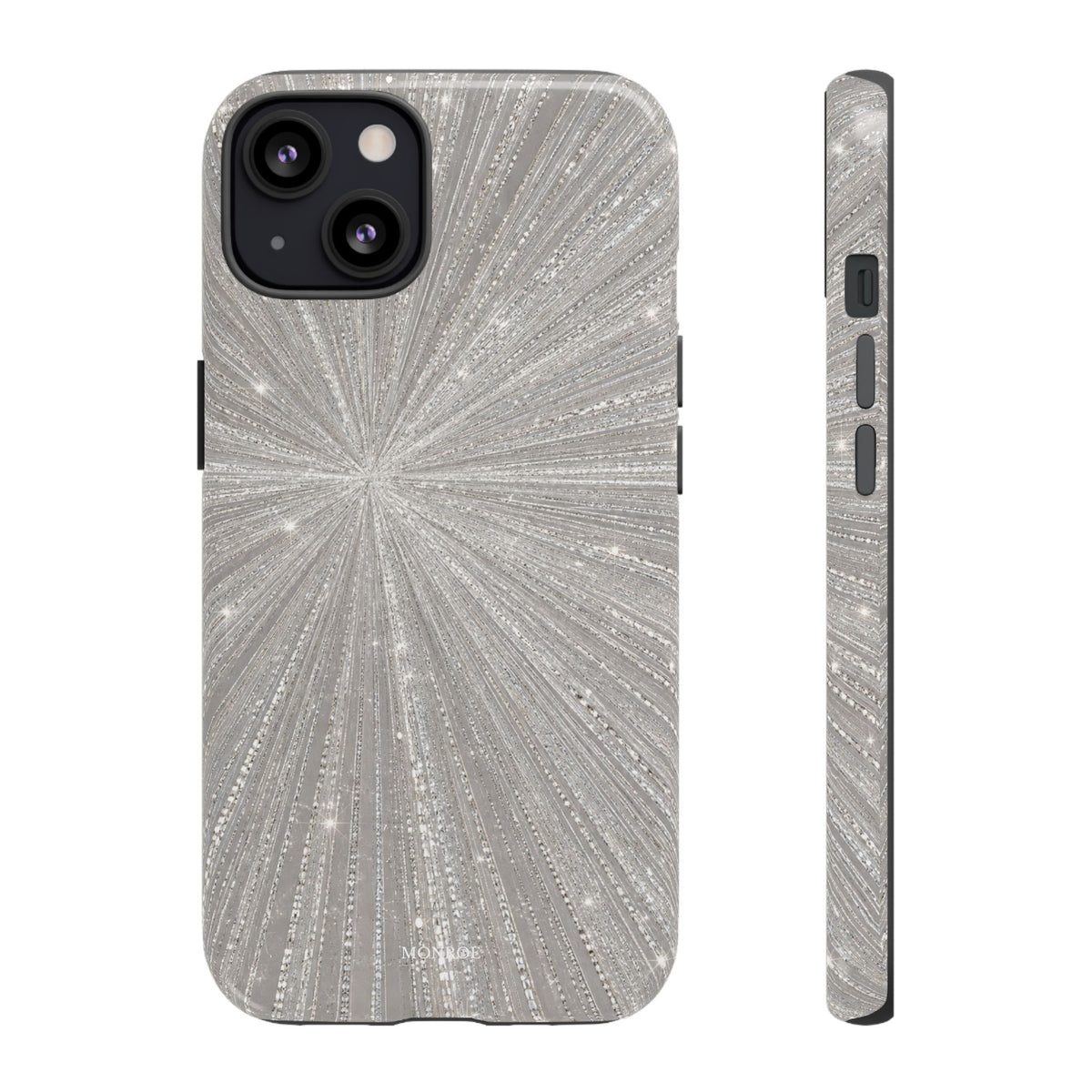 Sparkling Silver Burst Tough Case