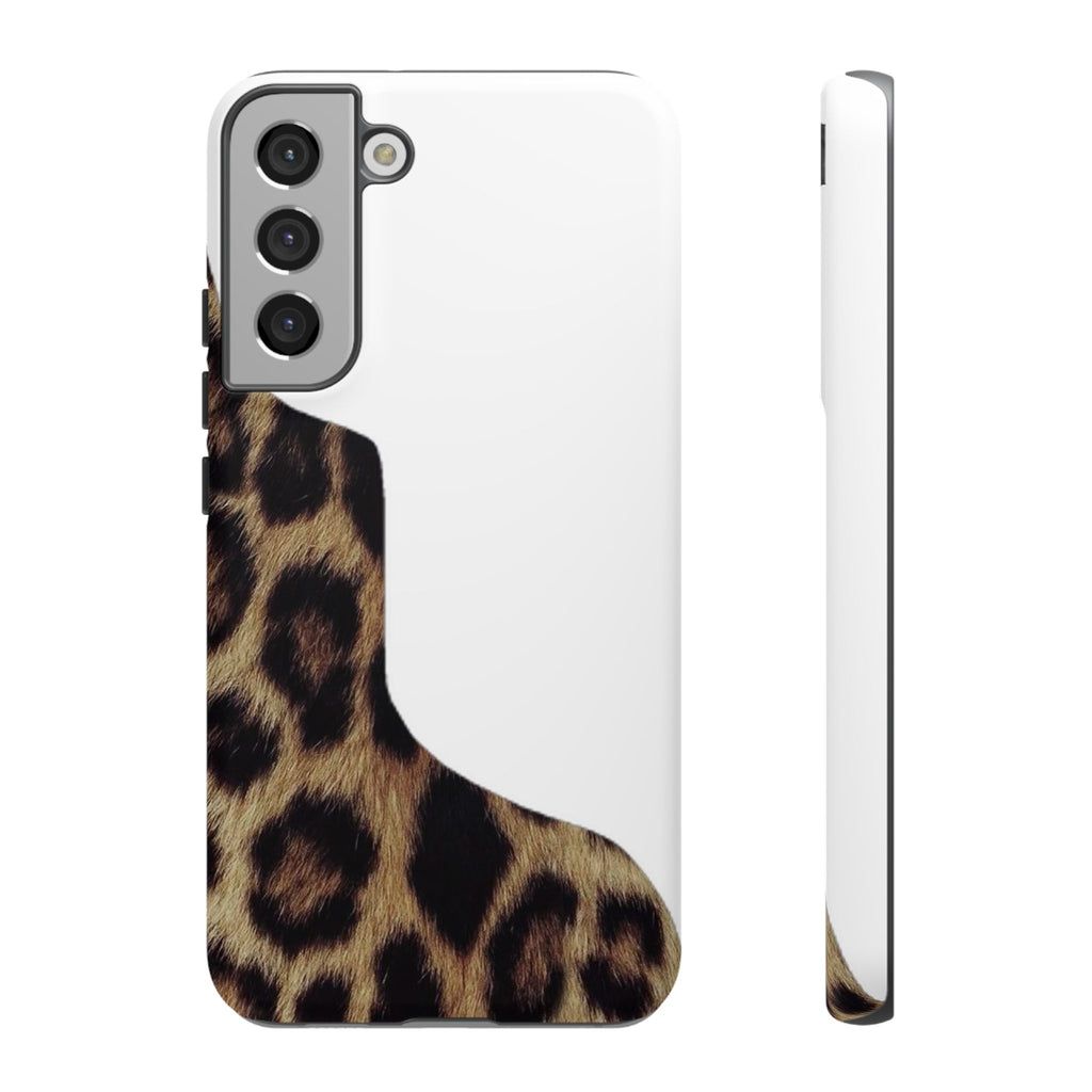 Half Cheetah Print Phone Case