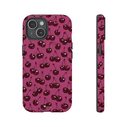 Burgundy Cherries Tough Case