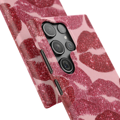 Pink Glitter Kiss Case