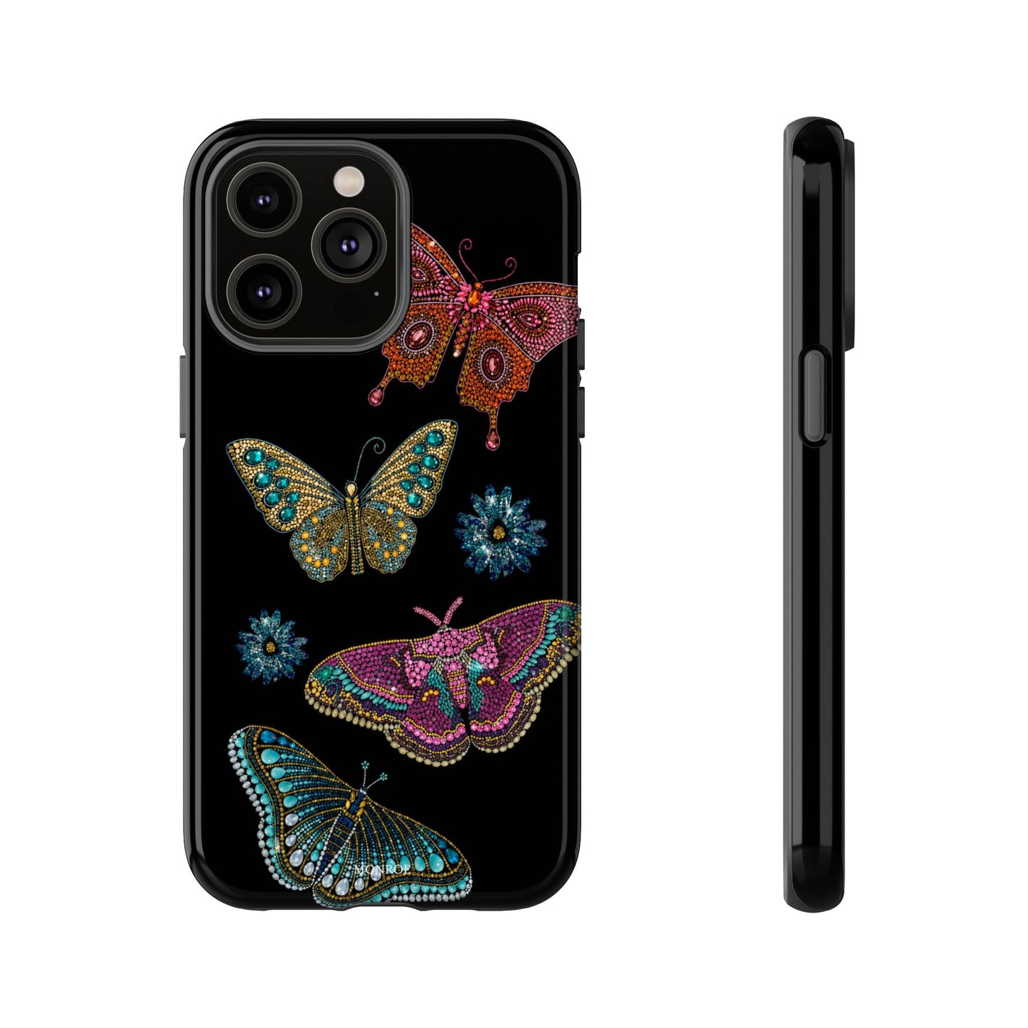 Butterfly Beaded Tough Case