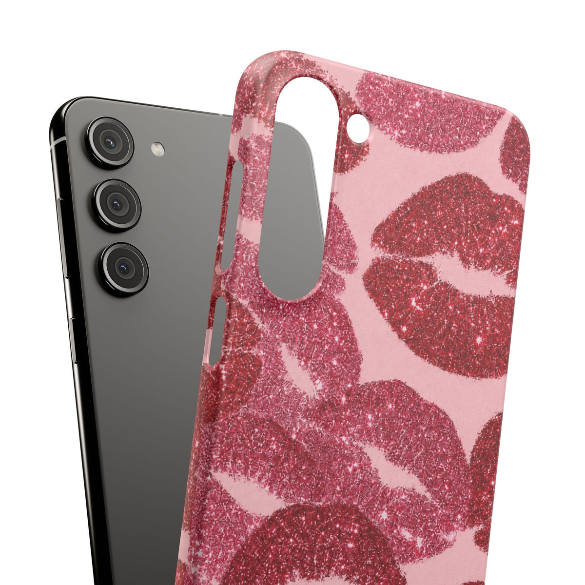 Pink Glitter Kiss Case